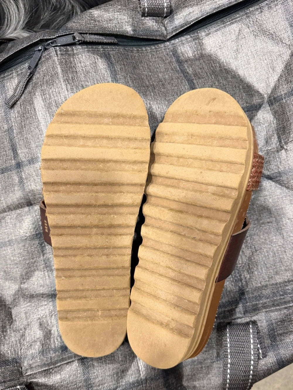 Reef Women’s Brown Two-Strap Slide Sandals